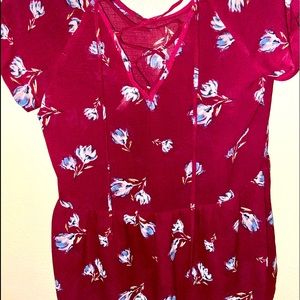 Xhilaration blouse with matching shoes (S. Sz 10)